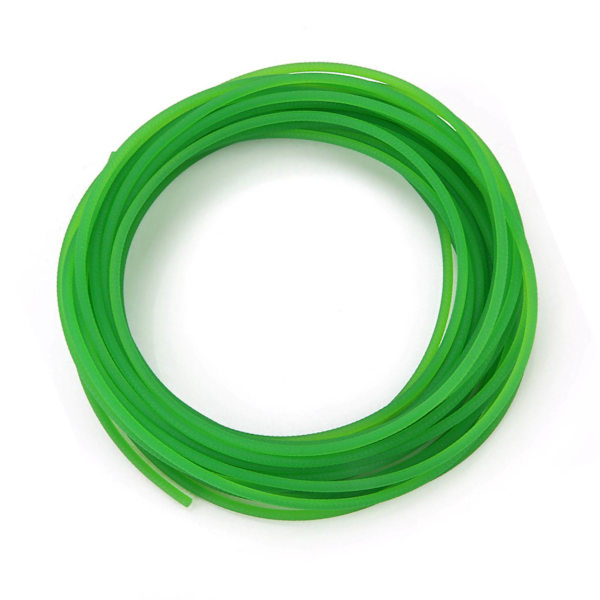 Grønn PU-polyuretan rundrem med ru overflate for drivtransmisjon (6 mm * 10 m)