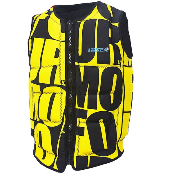 Mimigo Dame og Herre Traditionel Neopren Redningsvest YELLOW XL