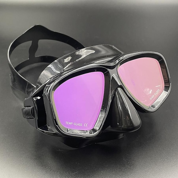 2023 Ny speillinse dykkermaske Profesjonell dykkermasker Snorkelsett Antiduggbriller Briller Svømming Fiskebassengutstyr Changzhao Black10