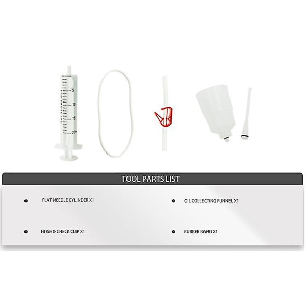 Cooma Hydraulisk Bremsesystem Blødningskit Til Shimano Bremsesystem, Basic V0.7