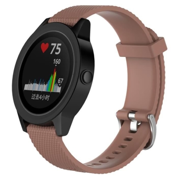 Brun Silikon Urrem til Vivoactive 3 GPS Ur (L) - Khaki