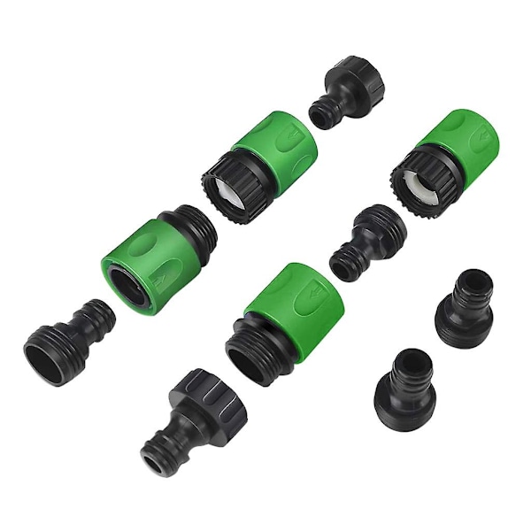 Puutarhaletku Pikaliitin Muoviset vesiletkun liittimet 3/4 tuumaa 1 setti Multicolor