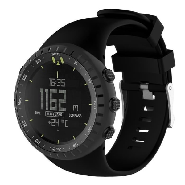 SUUNTO CORE All Black Military Sportsklokkerem for menn utendørs i svart