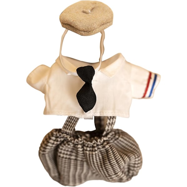 6,7 tuuman söpö pariskunta mekko setti nuken vaatteet Labubulle, Kawaii nuken tarvikkeet lelut lahjat tytöille (vain vaatteet) Boy
