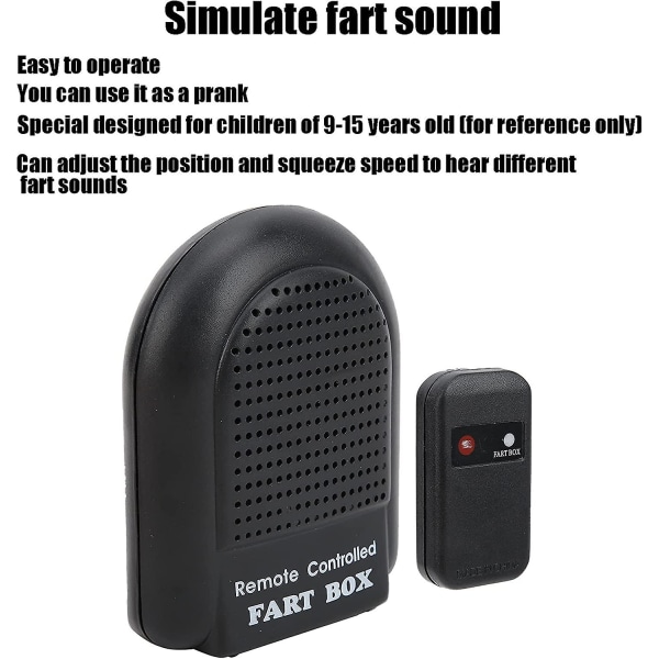 Elektronisk fjärrkontroll Fart Box, Barn Leksak Skämt Prank Nyheter Fart Machine