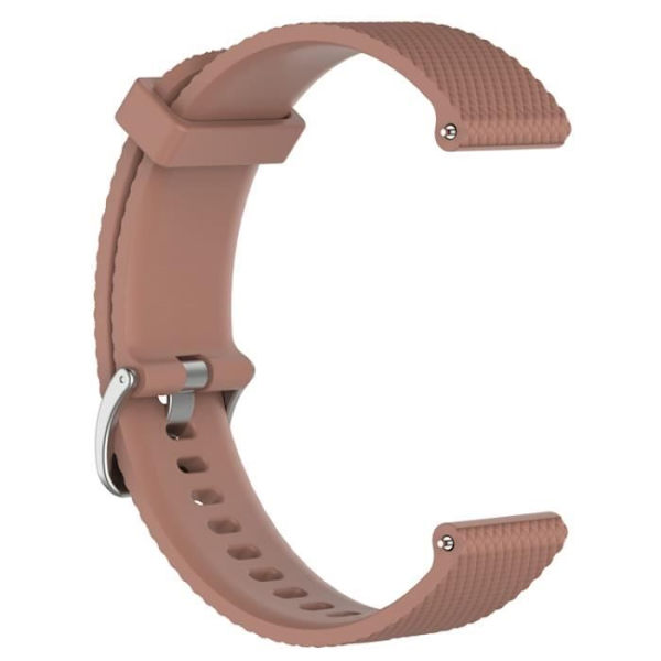 Brun Silikonarmband för Vivoactive 3 GPS-klocka (L) - Khaki