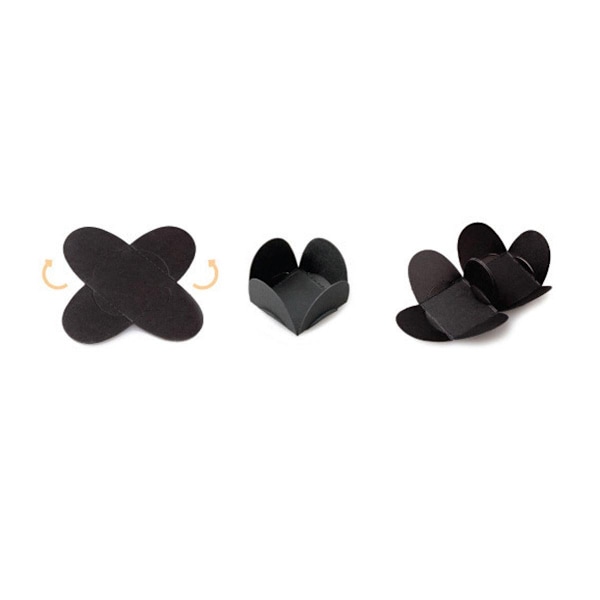 200 stk. Valentinsdag Papir Chokoladebakker Foldbar Dessertemballage Gave