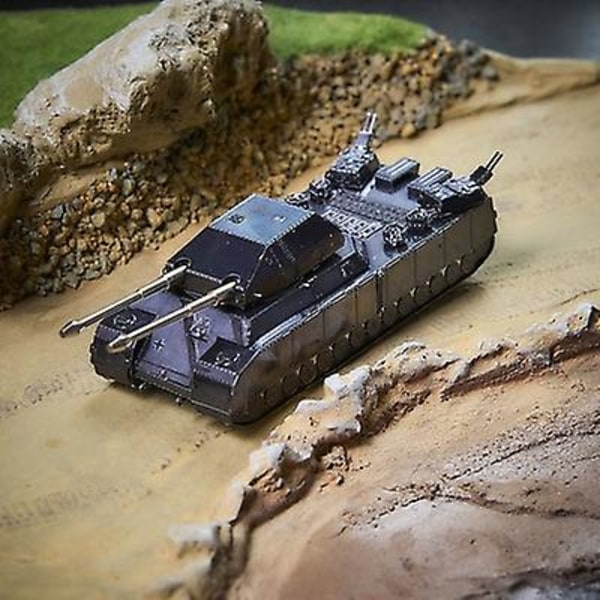 3D Metal Puslespil DIY Håndbog Berømte Tank Militærserie Tiger Tanks T-34 Js-2 M1a1 Tankmodel Saml Puslespil Panzer VIII-Color