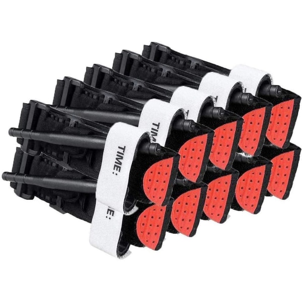 10 stk Tourniquet Rask Enhåndsapplikasjon Nødsituasjon Utendørs Førstehjelpsutstyr 10 Pcs