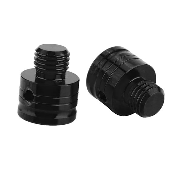 M10*1.25 Universal Motorcykel Bakview Spejl Tråd Bolte Adapter Skruer (Sort)