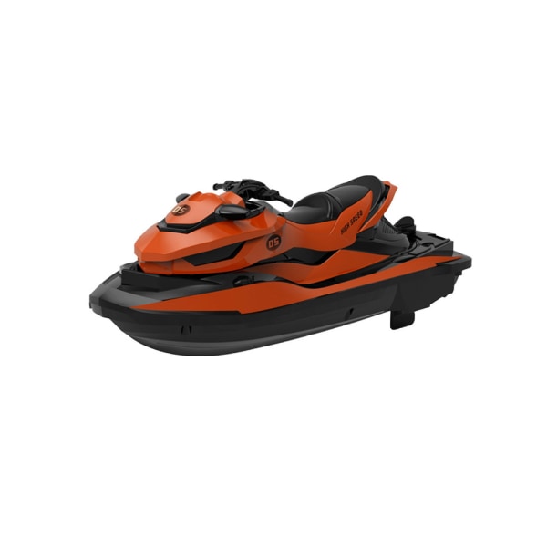 Höghastighets vattentät RC-båt - Lågmotståndsplast - Orange
