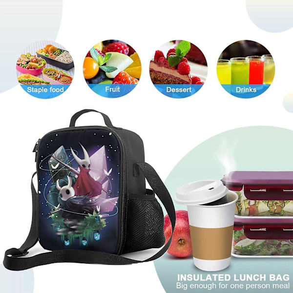 Hollow Knight Lounaslaatikko Pehmustetulla Eristysvuorella Lounaskassi Lämpölaukku