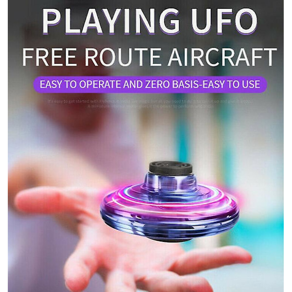 Flynova Drone Hovering Toys Flying Spinner Boomerang Fidget Led Light Kids Legetøj 3pcs set