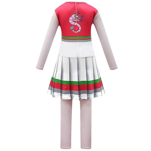 Zombie High 2 Cheerleader Cosplay Kostume Seabrook High School Børn Pige Fancy Dress-kostume 4-5 Years 110cm
