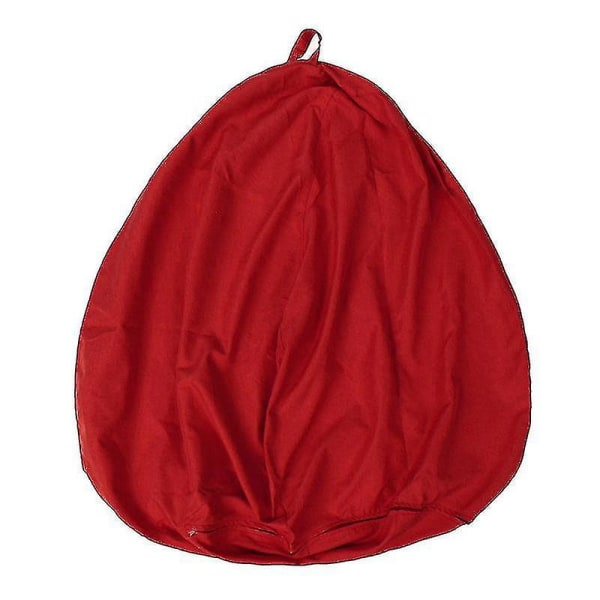 Lazy Sofa Cover Bean Bag Cover Soff Cover Stolsöverdrag Möbler Cover_y Red 100*120cm