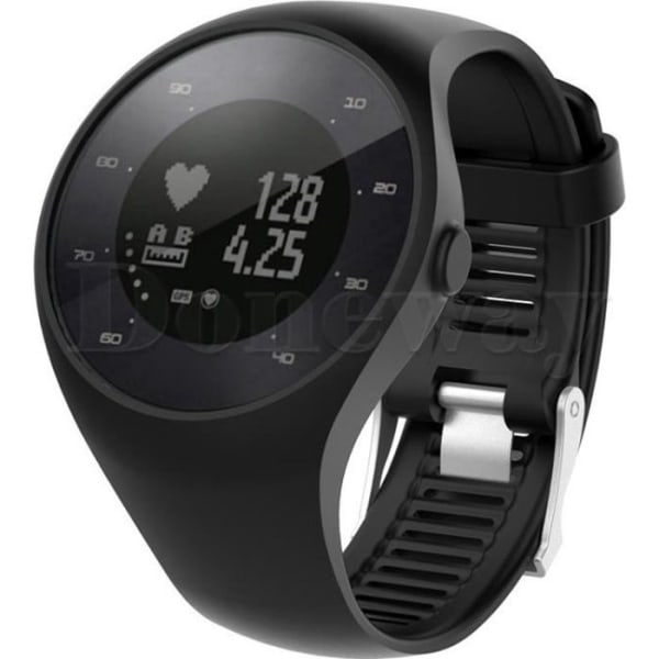 Polar M200 GPS watch silikoniranneke (musta)