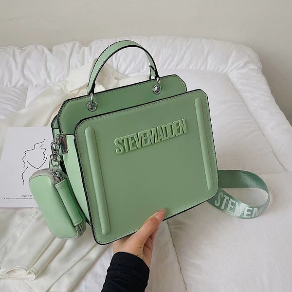 Steve Madden Naisten Muodikas Neliölaukku Green
