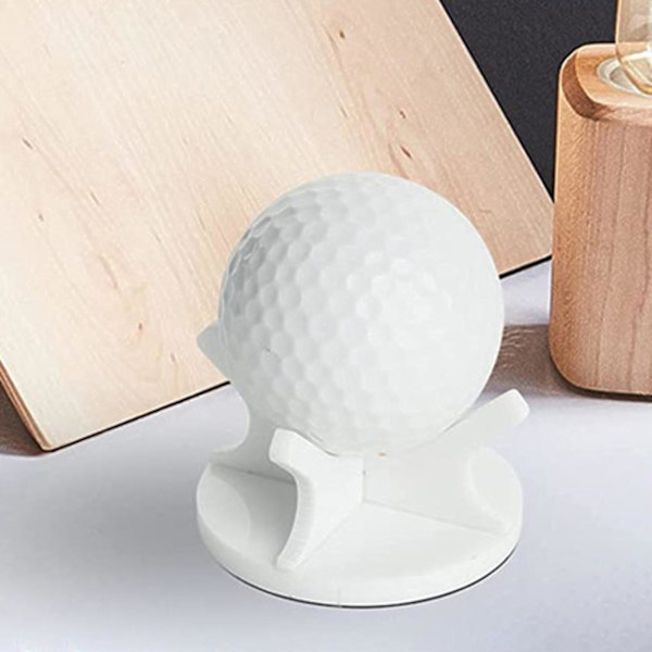 Kaesi Boldstand med Høj Stabilitet, Anti-slip, Kompakt Sportbold Display Stativ til Golfbold White