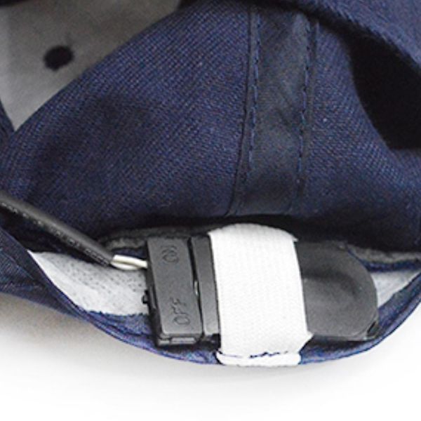 Unisex pesäpallolippis cap , kirkkaat led-valot taskulamppukalastushattu Navy Blue