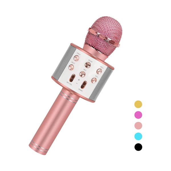 Niskite Bluetooth trådlös karaokemikrofon, flickor 7-10 år gamla strumpor