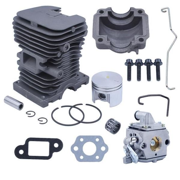 Sylinder Stempel Forgasser Topp Finish Reparasjonssett Kompatibelt Med STIHL MS180 018 38mm Motorsag