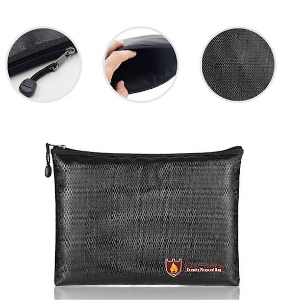 Brandsäker Dokumentväska Sparbössa Brandsäker Brandsäker Vattentät 27 * 17 Cm -HG 34CM*25CM