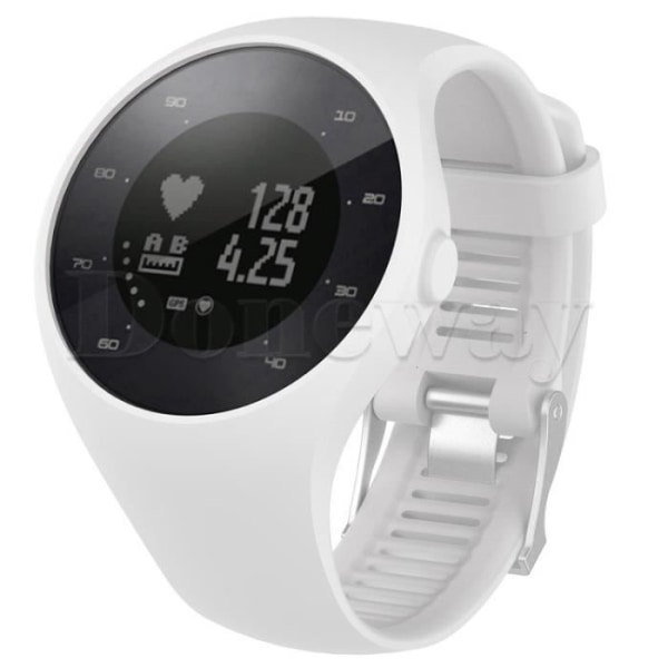 Polar M200 GPS watch silikoniranneke (valkoinen)