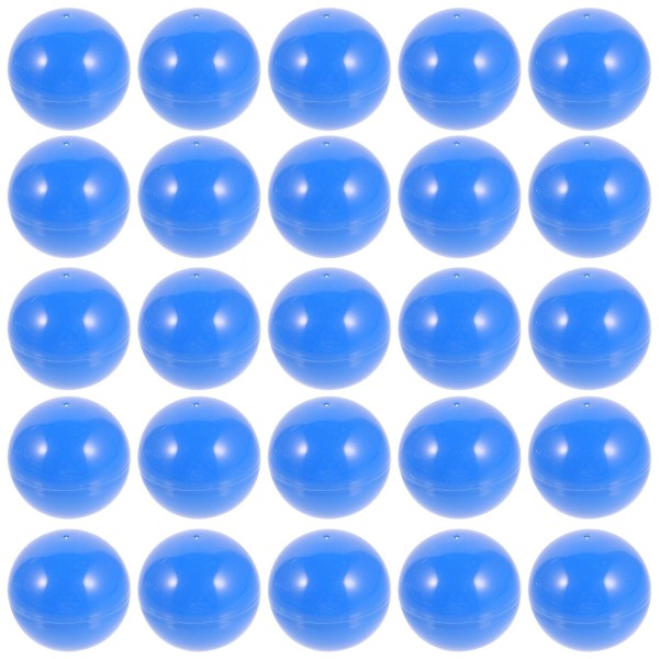 50 stk Lekeballer for Småbarn Gutter Lotteri Tilbehør Lotto Kuler Spillkuler Bingo Maskinrekvisita Lekekapsler -ES Blue 150pcs 4*4*4cm
