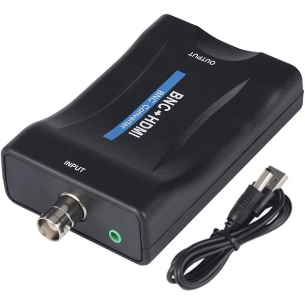 BNC til HDMI-konverteradapter Display HD 1080p/720p Videoadapter -hg