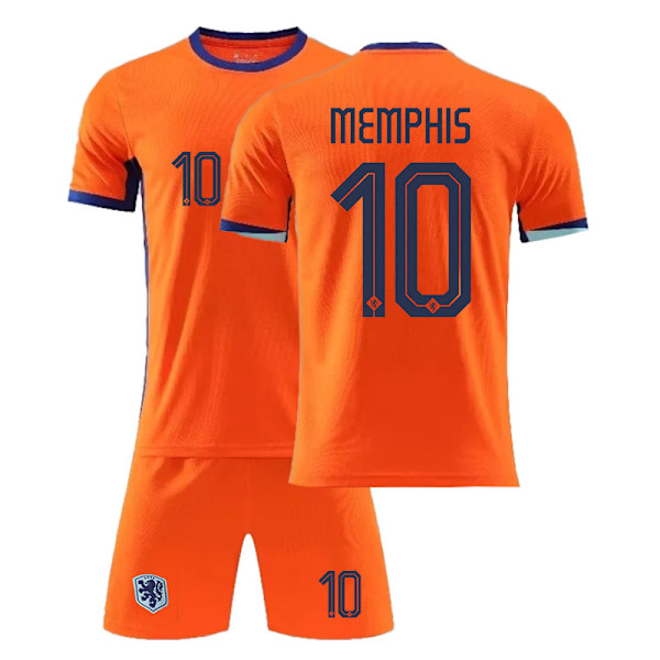 2425 Nederland hjem fotballdrakt MEMPHIS drakt 18(100-110cm)