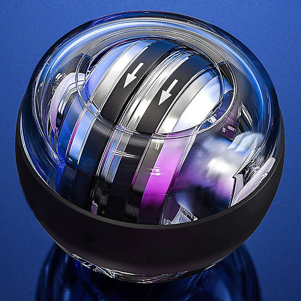 LED-käyttöinen rannevoimapallo, itse käynnistyvä Powerball laskurilla, käden lihasvoiman harjoitteluväline, vahvistin platinum-with led