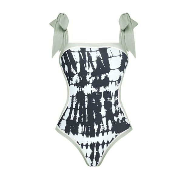 Badedragt Kvinder Kvinders Badetøj Enkelt Badetøj Bikini Snøre Badetøj Lang Skørt Chiffon Todelt Sæt Badetøj Til Kvinder White L