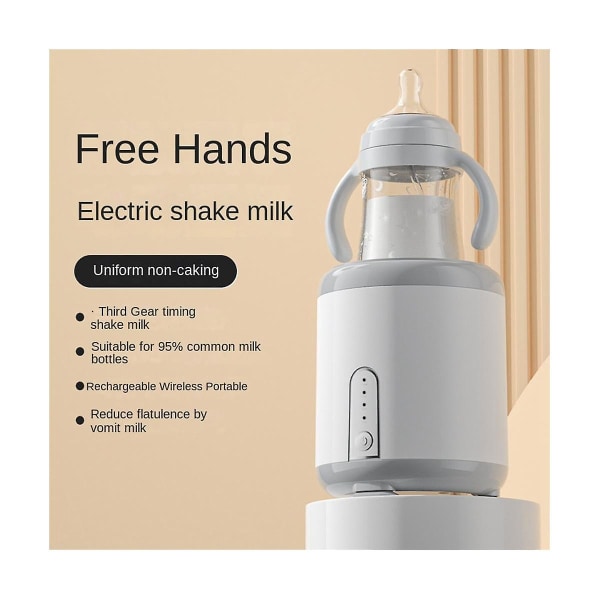 Sutteflasker Babymælkeflasker Shaker Usb Automatisk Intelligent Elektrisk spædbørnsflasker Shaker Trav