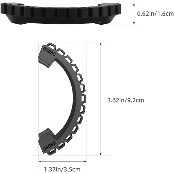 Avata Propeller Guard Protector kompatibel Dji Avata, prop Bumper Anti-kollisionsbeskyttelsesdæksel Black