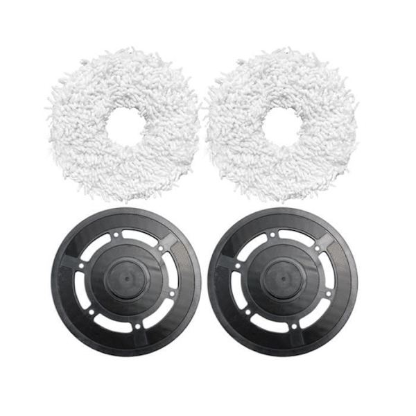2 stk moppholder og 2 stk moppklut Kompatibel med Ecovacs Deebot X1 støvsuger - Reservedeler
