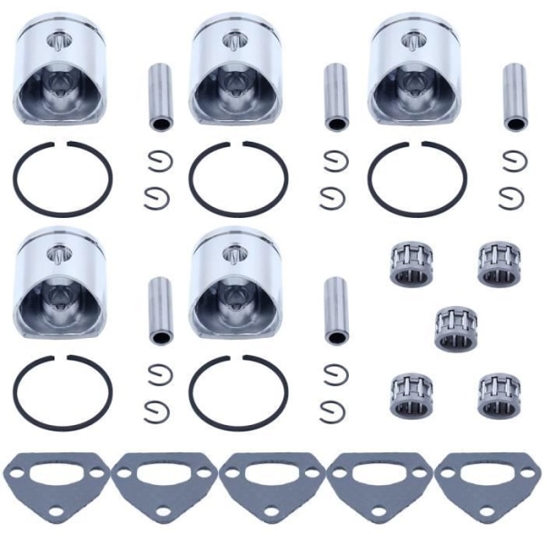 5 x (38 mm) nåleringsleje lydpottepakningssæt kompatibel med Husqvarna 41 36 136 136LE 137 137E 141 142 JONSERED