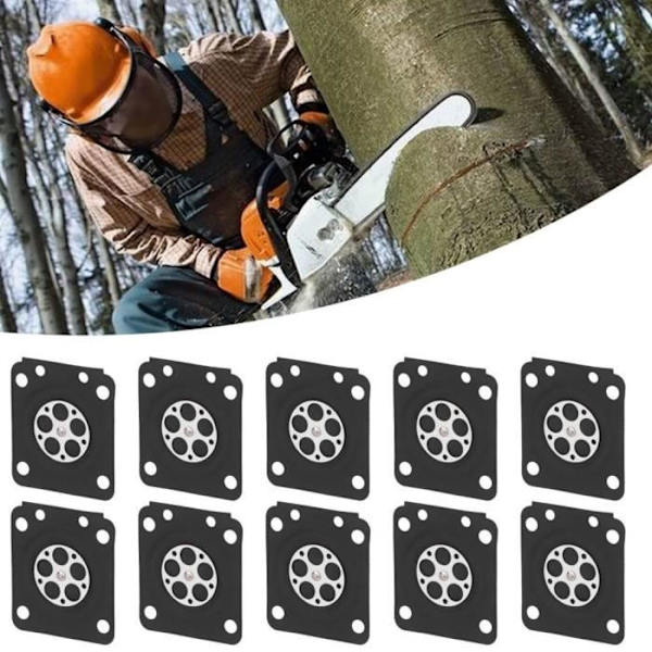 Fydun Forgasserpakning 10stk/sett Forgassermembranpakninger Passer til ZAMA MS210 MS230 Motorsag h