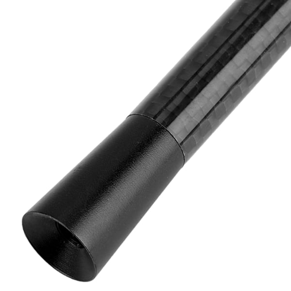 3” Carbon Fiber Skrue Radio Kort Antenne Antenne til Universal Bilmodifikation (Sort)