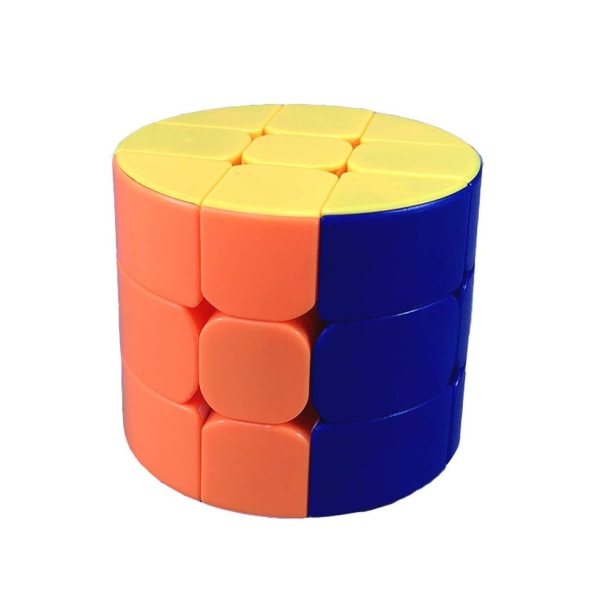 3x3 Cylinder Speed ​​Magic Rubik Cube - Multi-Color Base Ultra-Smooth Twist Cube