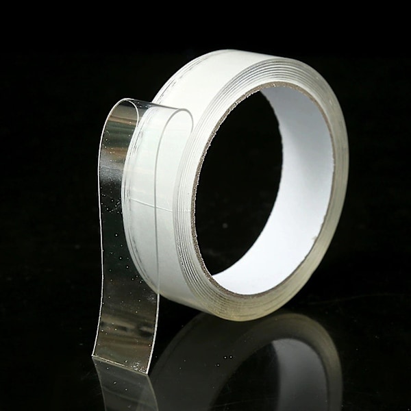 Nano-teipin kuplasetti, kaksipuolinen teippi muovikuplille, elastinen teippi uusi 0.02cm*0.5cm*200cm
