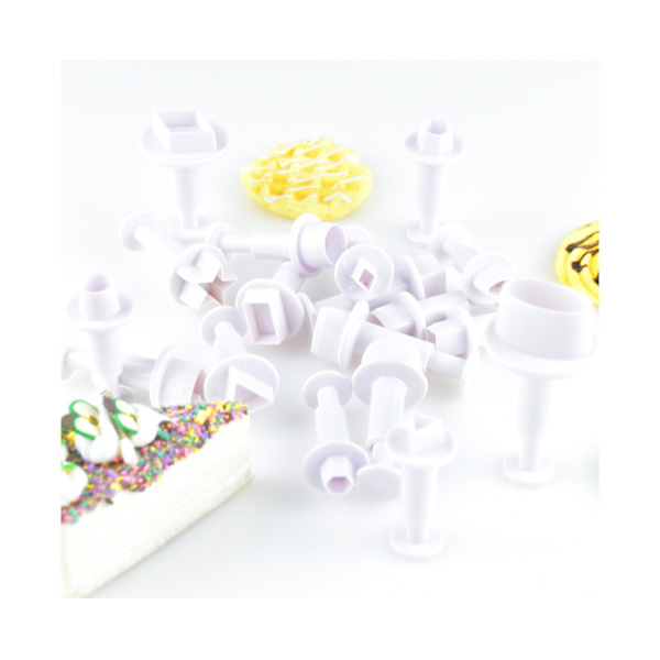 Fondantkage Cookie Plunger Sukkerkunst Blomst Blad Sommerfugl Hjerte Form Dekorationsform