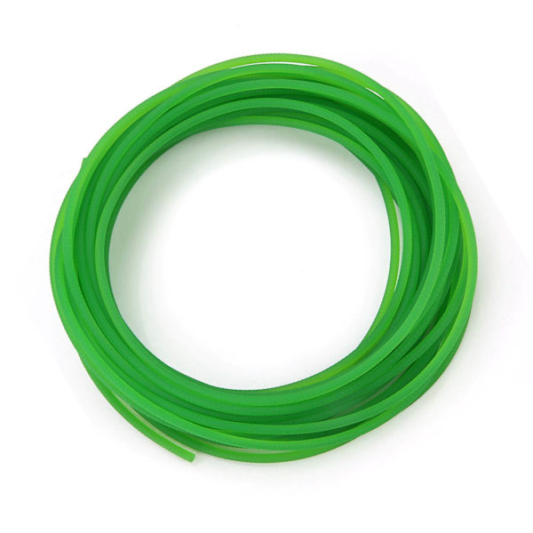 Grønn PU-polyuretan rundrem med ru overflate for drivtransmisjon (6 mm * 10 m)