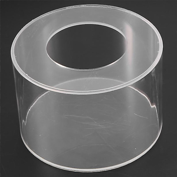1 st Rund Akryl Cake Displaybräda Cake Edge Smoother Scraper Cakebricka DIY Rund Dekoration Cake Refi Transparent