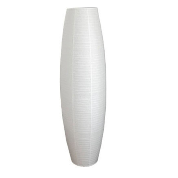 Rispapir Gulvlampe Høy Lampe Lys Stue Papir Stativ Lys Ved Siden Av Lampe Bare Lampeskjerm White