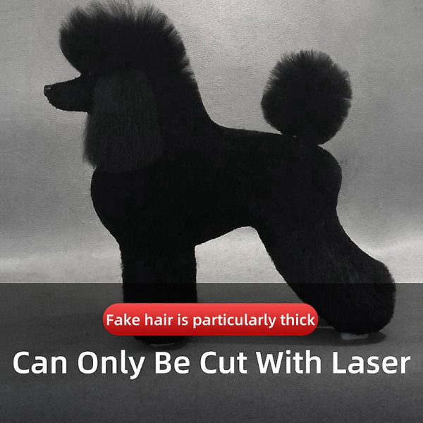 Lemmikkisimulaatiohiusten hoito Tekijäkoiran malliharjoittelu Koiran vakioluurankomalli koiran kokovartalo tekokarva White Bichon Fake Hair