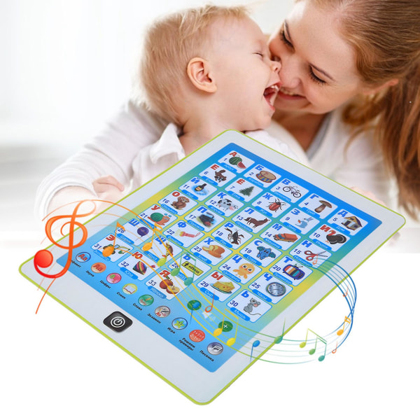 Smart Kid Tablet Point Læsemaskine Russisk sprog Tidlig pædagogisk udviklingslegetøjsgave
