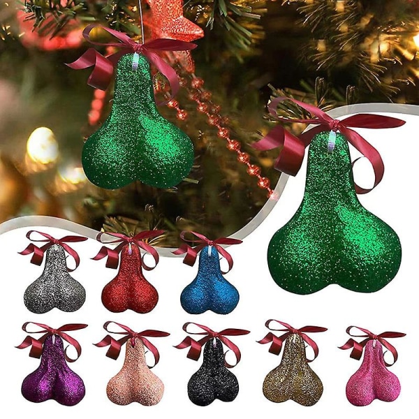 Christmas Ballballs hänge Creative Xmas Trees Hängande Ornament Dekor -ES Flesh color