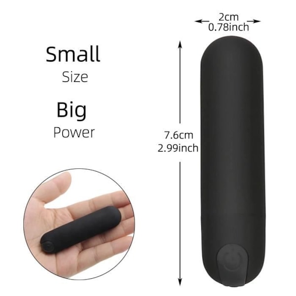 Mini Bullet Vibrator Kvinner G-punkt Stimulator Masturbasjonsvibratorer Voksen Sexleketøy