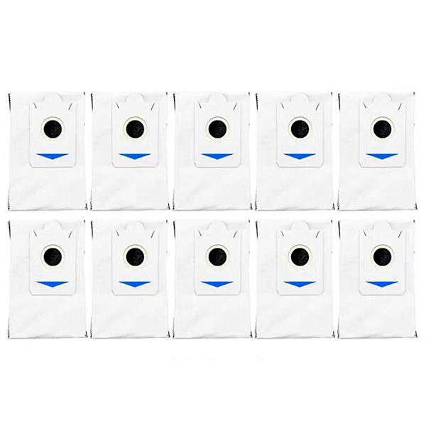 10 kpl Vaihtotyhjiöpussit Yhteensopivat ECOVACS DEEBOT X2 Omni X2 Pro -imurin Osien kanssa As Shown