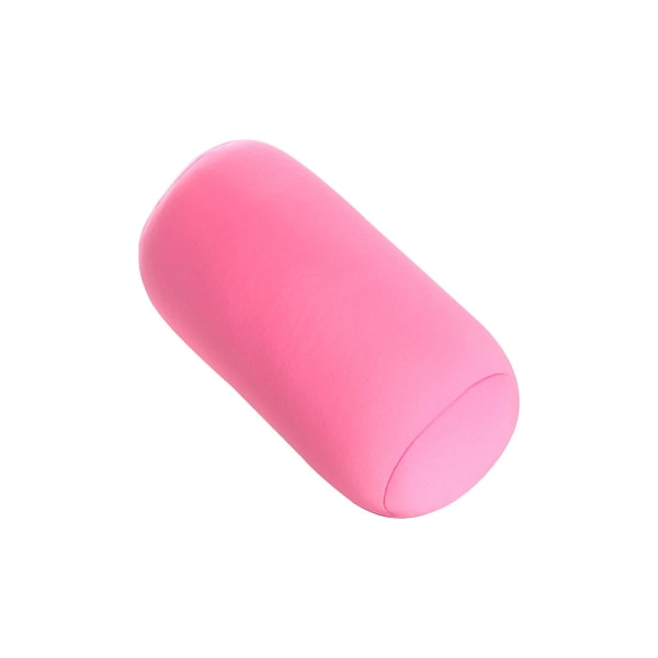 Cylinder Memory Foam Pillow Roll Cervikal Bolster Rund Nap Neck Pude Pude Pink